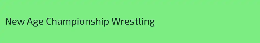 New Age Championship Wrestling